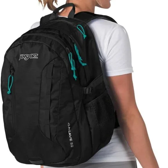 NWOT JanSport Agave Backpack - 15-inch Laptop Bag, Black - Picture 2 of 6